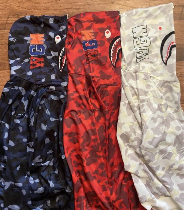 Худі Bape, кофта бейп, зіпка Bape акула