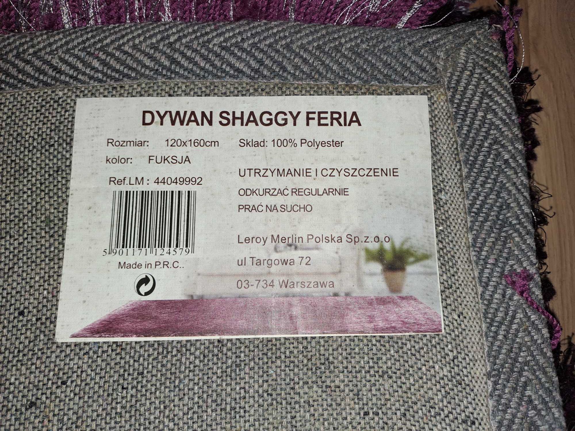 Dywan Shaggy Feria 120 x 160 cm