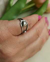 pierścionek przedwojenny srebro
