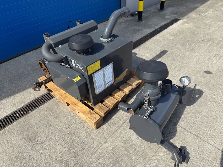 Kompresor + Odkurzacz (Vacuum) do wydmuchu WELGRO Gardner Denver Cycloblower (do paszy)