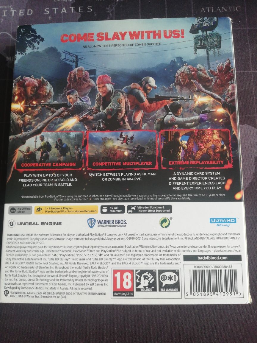 Back4blood PS5 Special Edition caixa metal