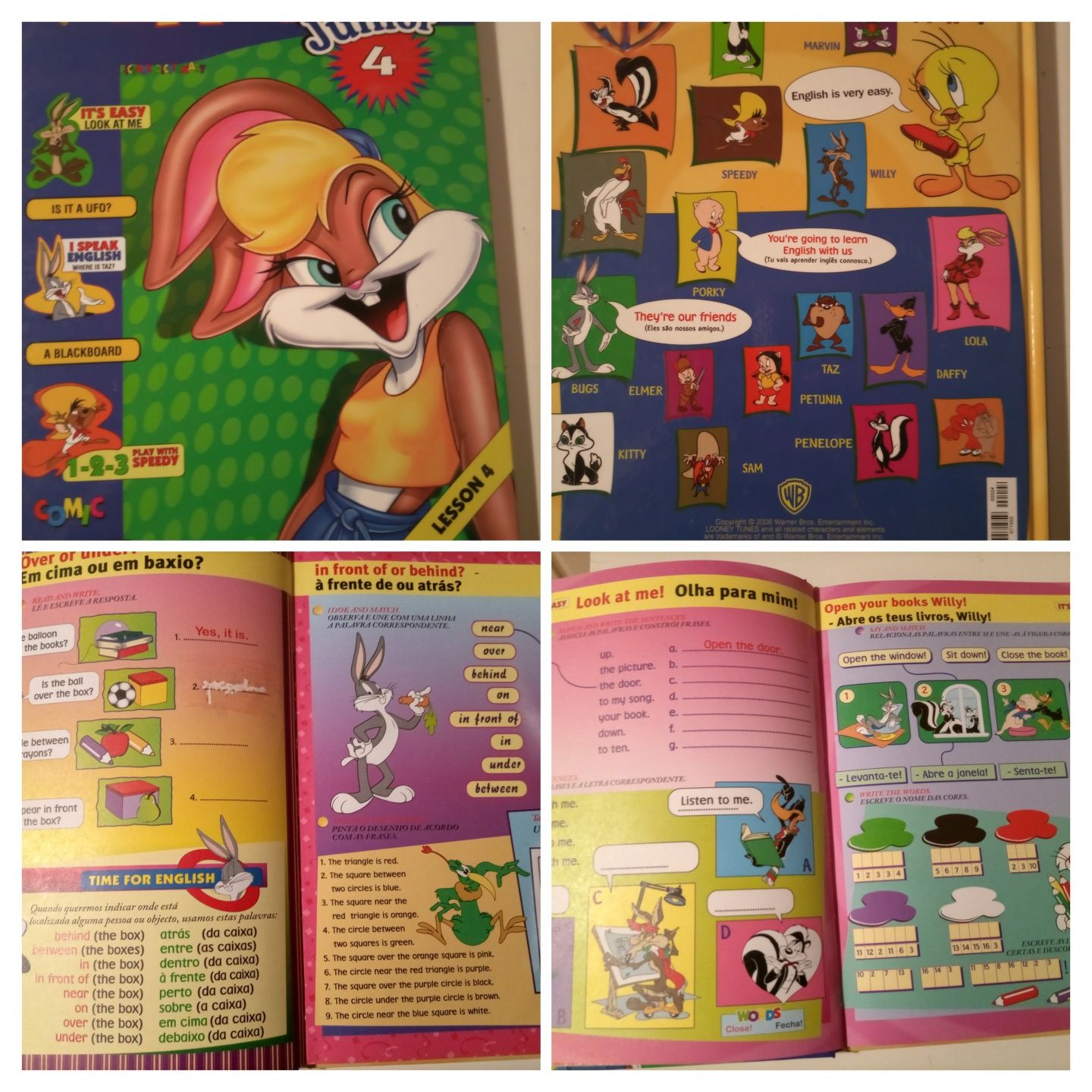 Livros English junior n° 4 e n°6