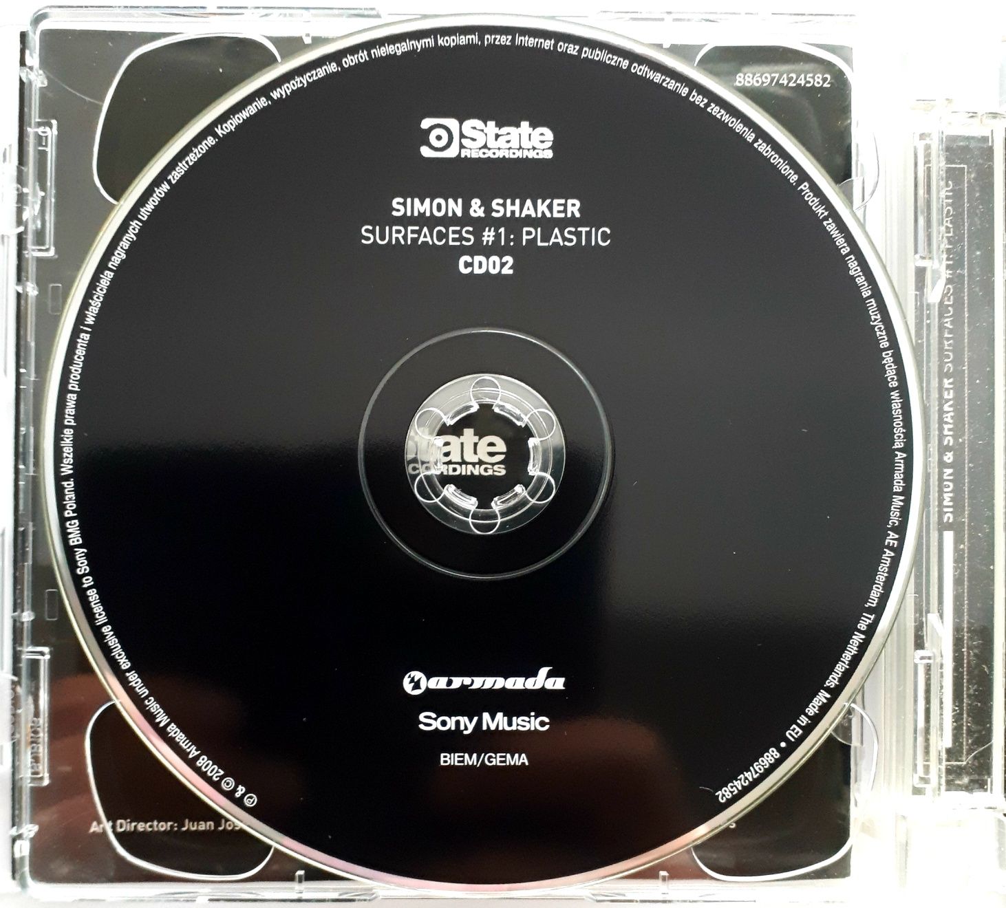 Simon & Shaker Surfaces 1 Plastic 2CD PL 2008r