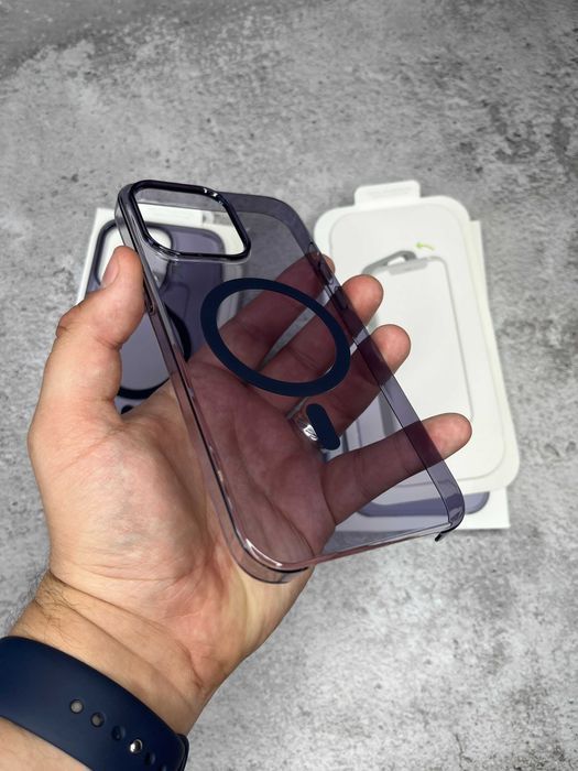 Чехол Clear Case MagSafe Animation Elderberry iPhone 14 Pro