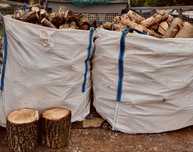 drewno opałowe - świerk w workach BIG -BAG
