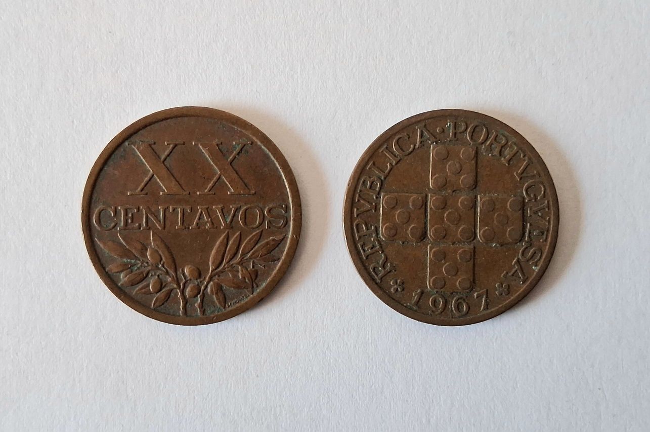 Moeda XX centavos