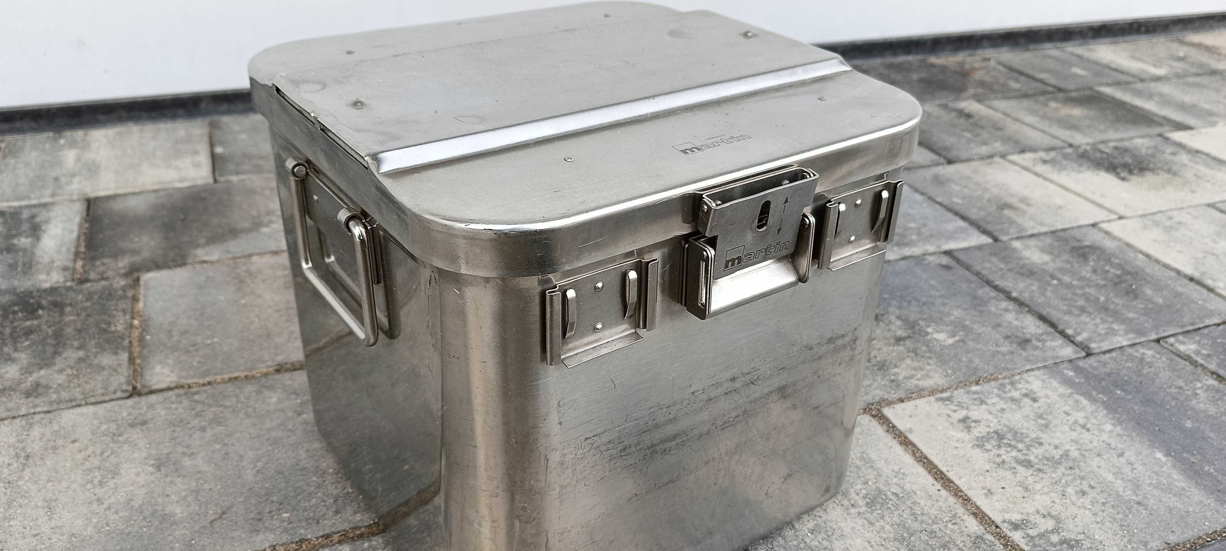 Aluminiowa skrzynka case Martin Germany do sterylizacji case
