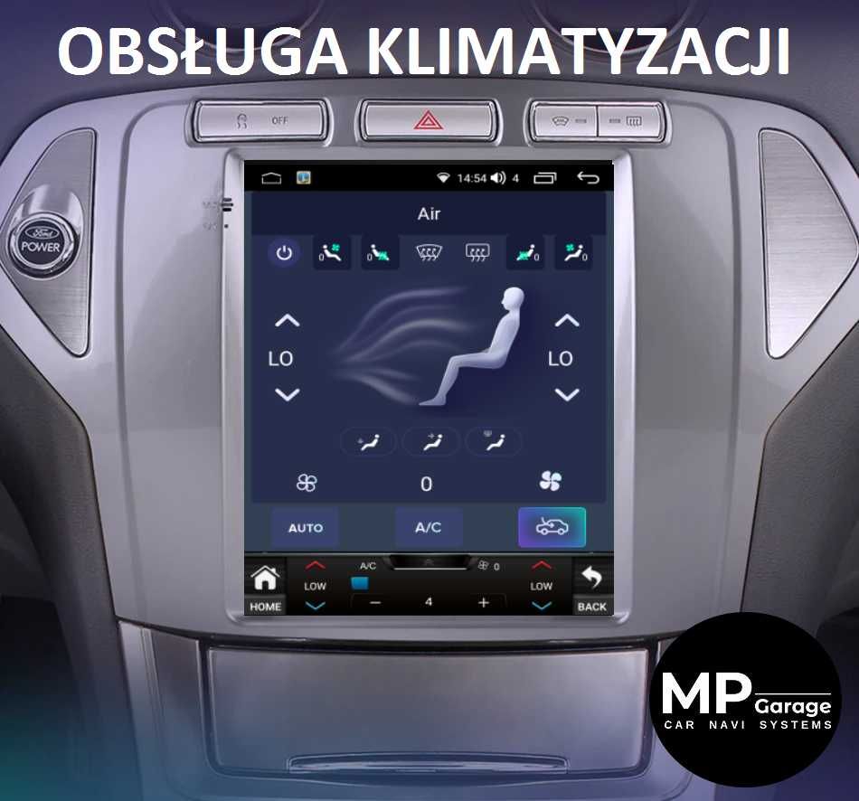 Radio Ford Mondeo MK4 Android Qled TESLA CarPlay/AA 4G Montaż