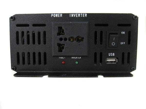 Перетворювач авто інвертор UKC 12V-220V 4000W функція плавного пуску