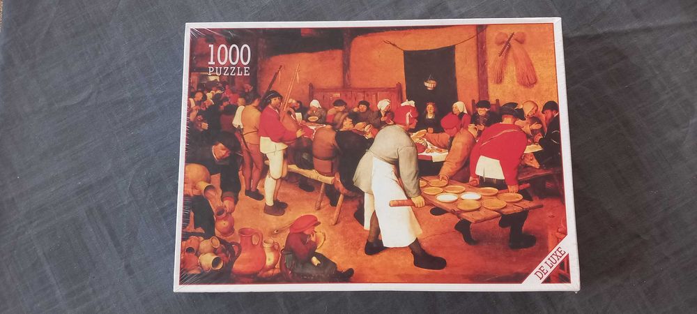 Puzzle de 1000 peças "The Peasant Wedding".  Novo.