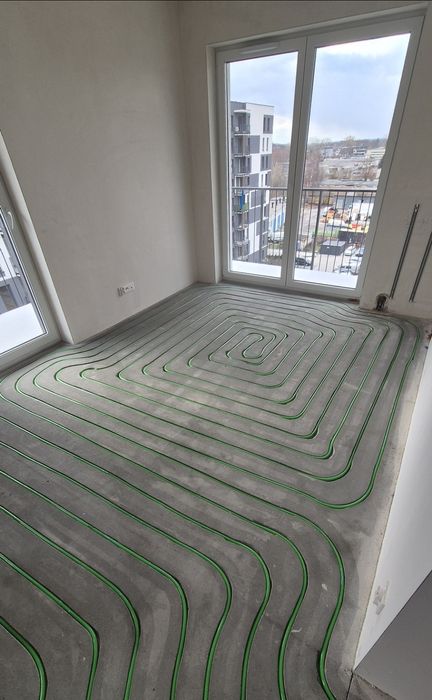 Frezowanie wylewek pod ogrzewanie podłogowe