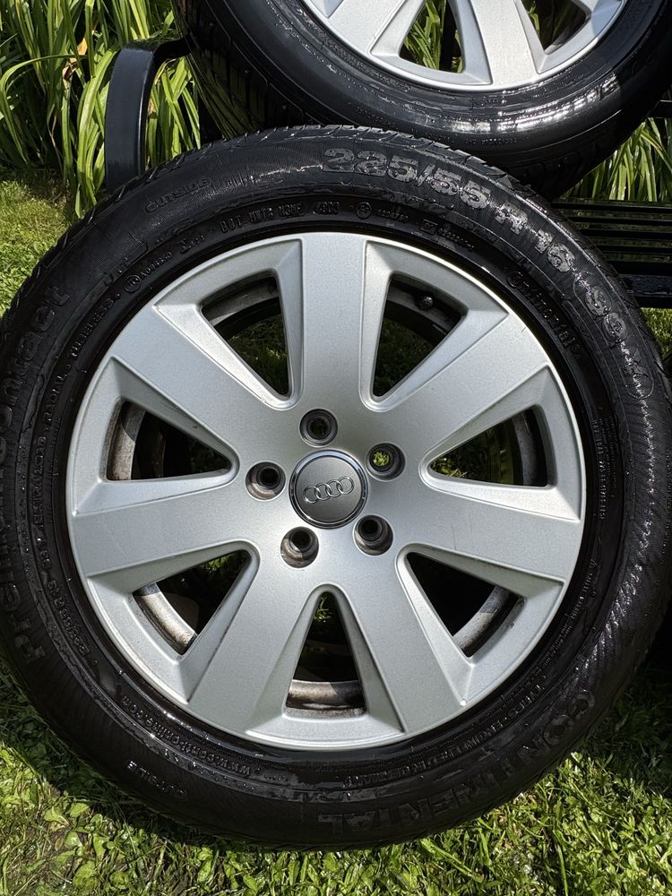 Koła felgi opony letnie audi A6 C6 A4 B6 205/60 R16 continetal