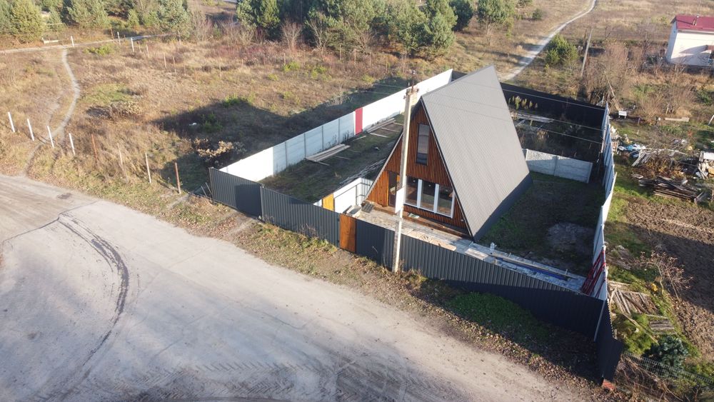 № продаж Каркасний будинок A-Frame з ділянкою 5 соток Камʼяна гора