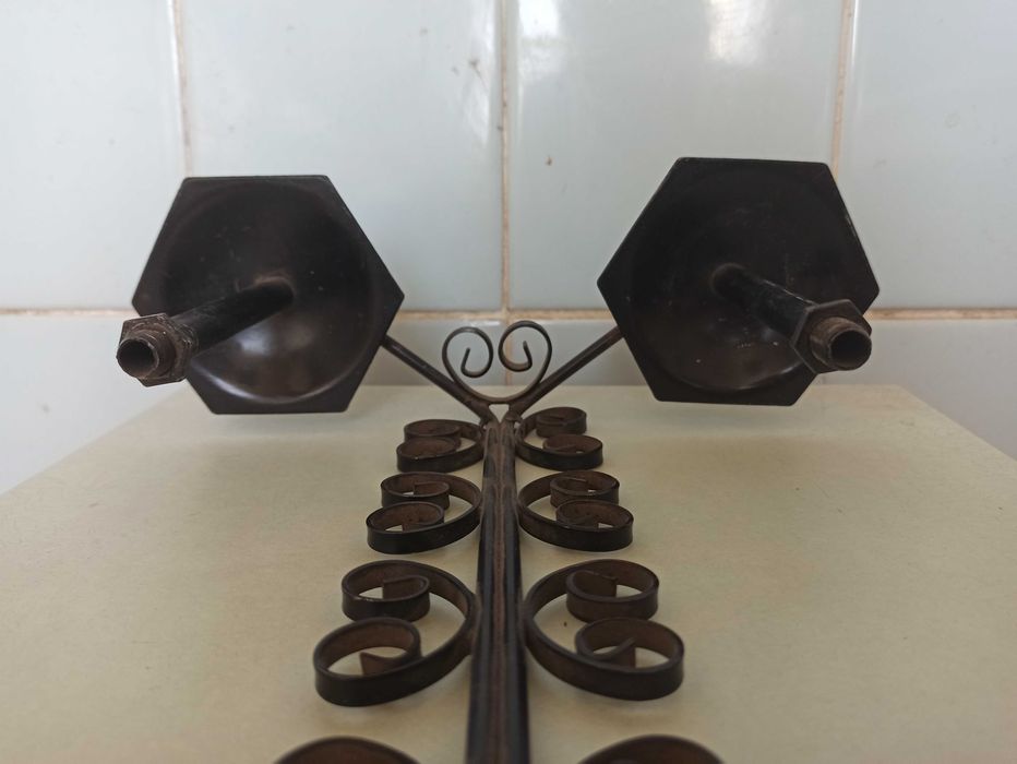 Подсвечник настенный  на 2 свечки СССР