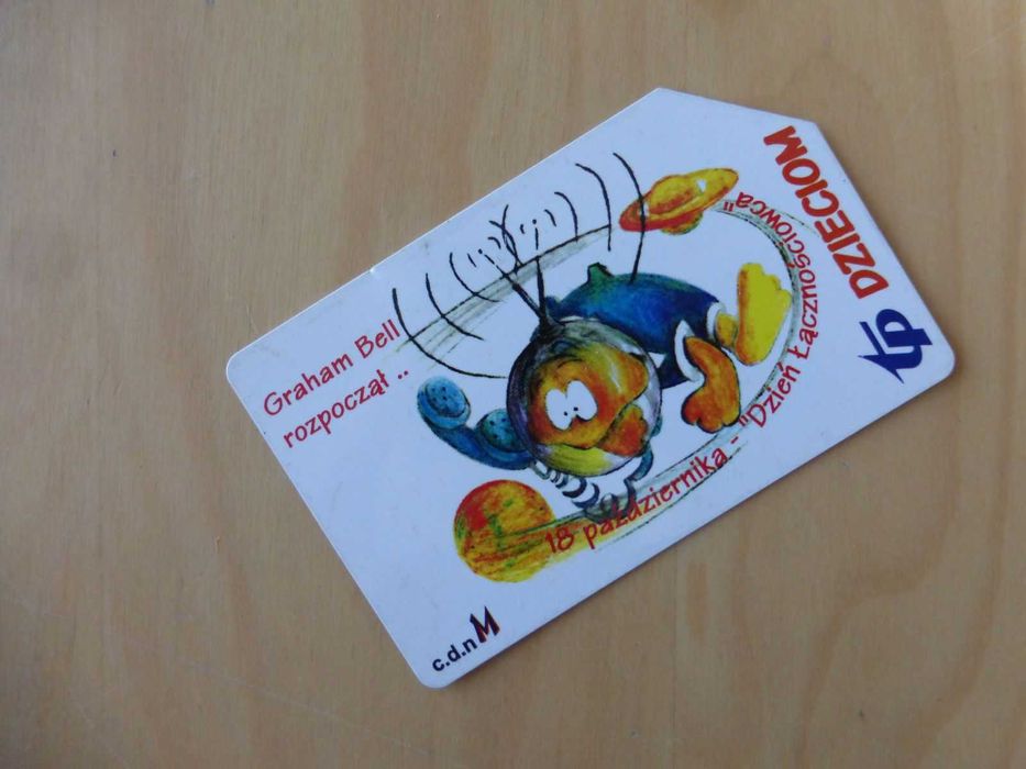 Karta telefoniczna TP S.A. dzieciom Dzień Łącznościowca 25 imp