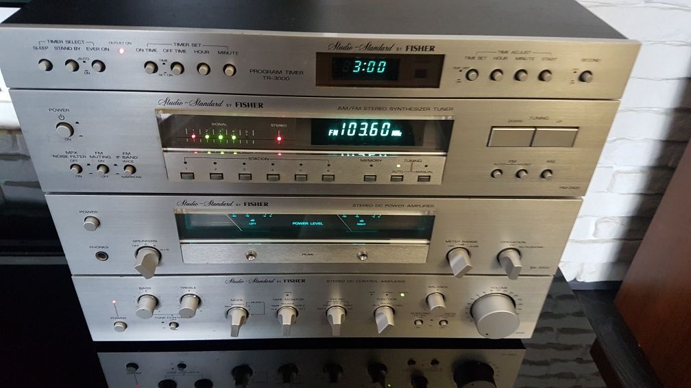 Fisher zestaw  stereo 3000  wieża segmentowa vintage