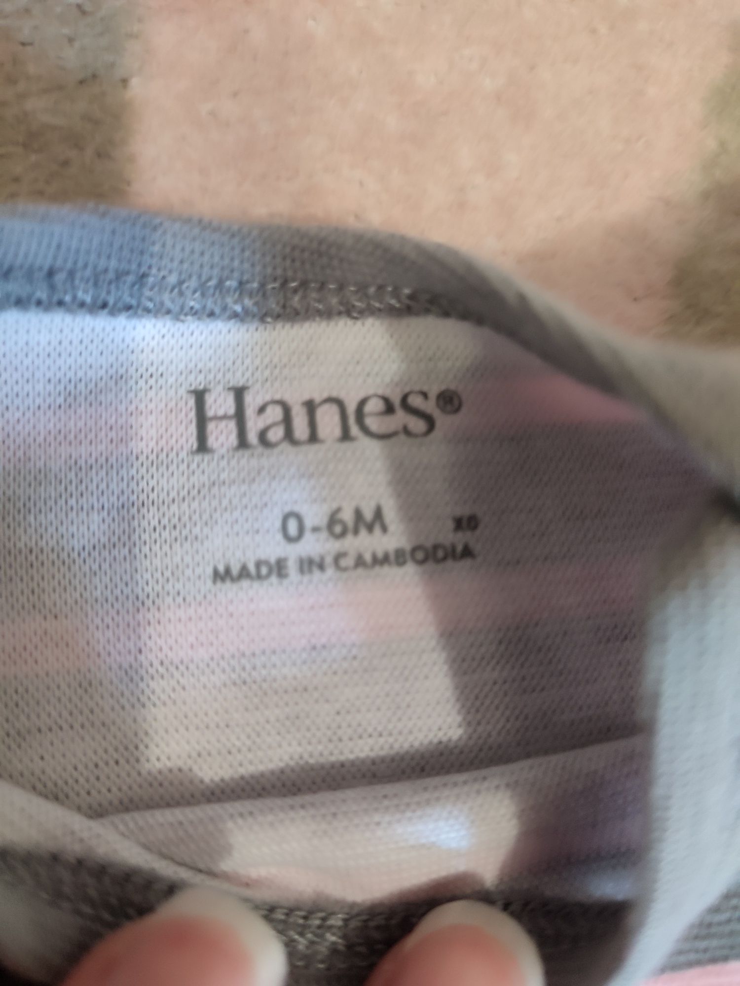 Боді набір 3 шт. Hanes 0-3 міс.