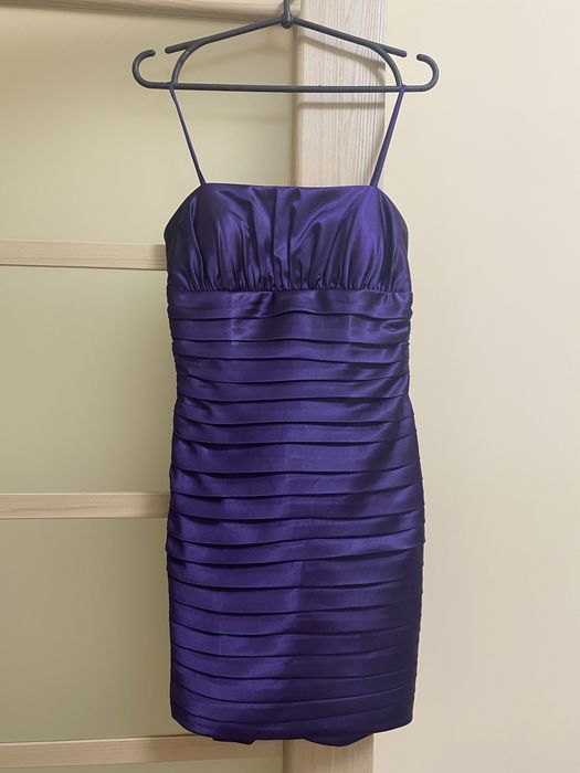 Платье мини с шалью