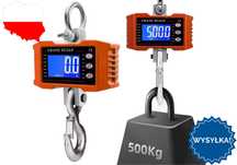 Waga hakowa z pilotem do ważenia worków BIG BAG solidna 1T LCD 1000kg