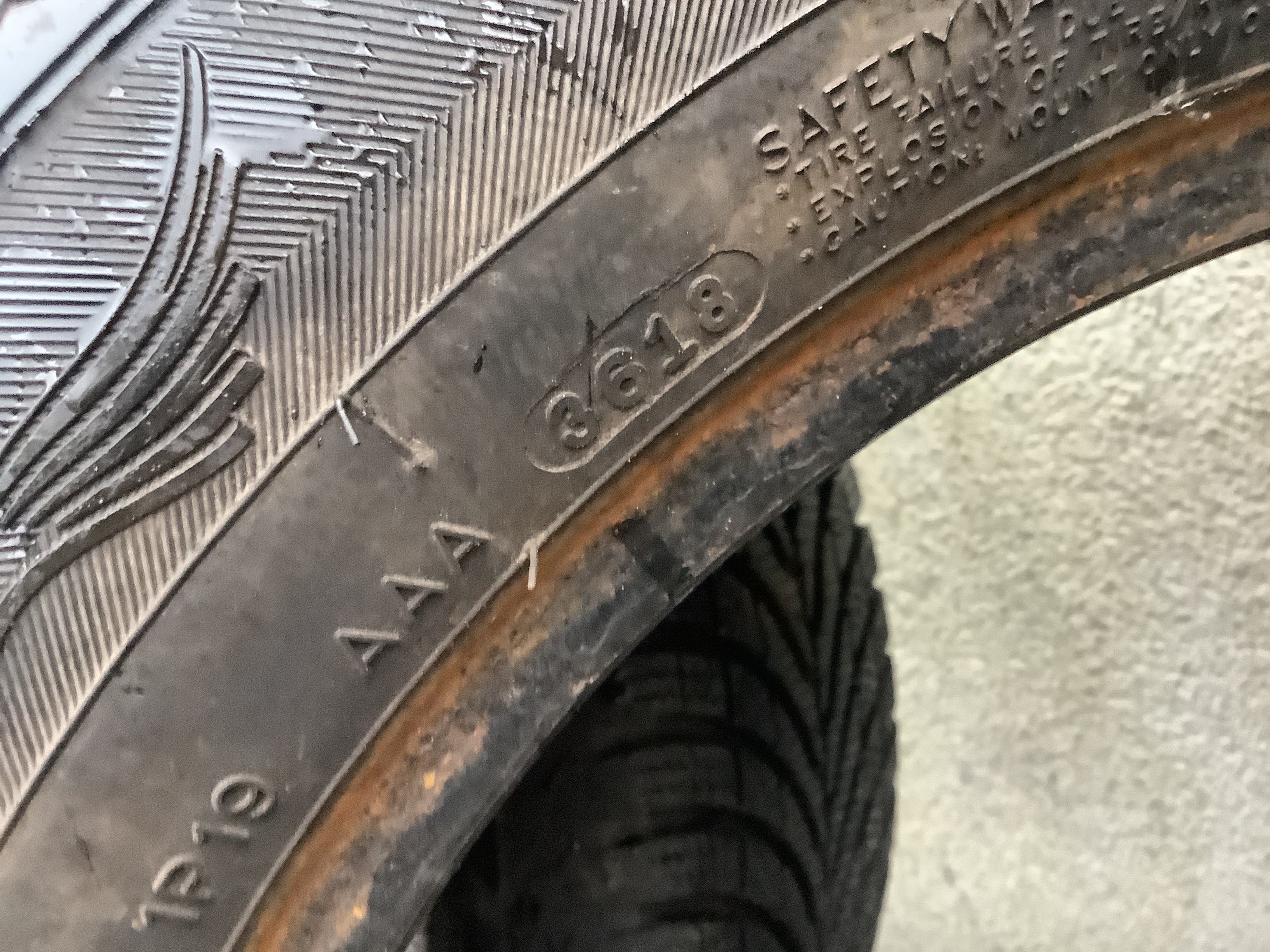 POWERTAC 185/60r15  2szt opony zima zimowe 7.5mm 2018r