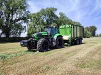 Zbiór traw, zielonek przyczepą samozbierającą || Usługi Rolnicze