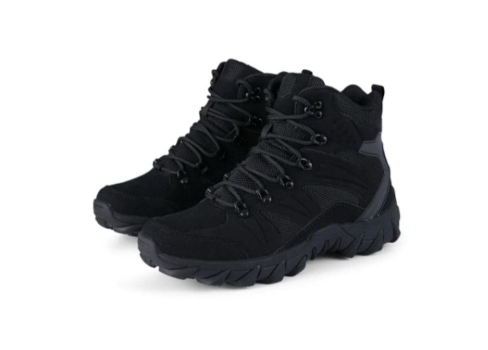 Buty trekkingowe taktyczne wojskowe wodoodporne czarne rozmiar 42