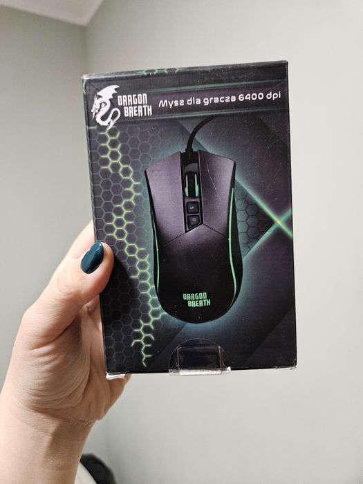 Myszka dla gracza gaminowa podświetlana dragon breath mysz