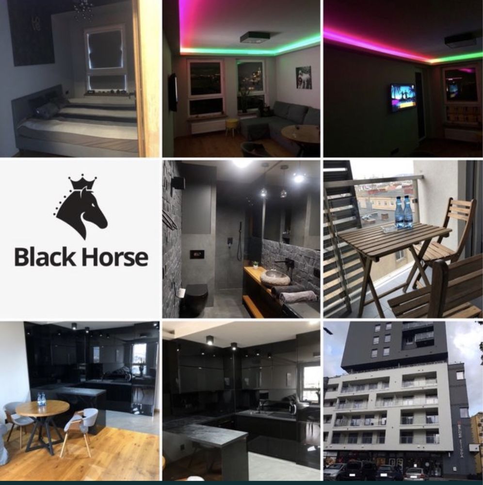 Premium BLACK HORSE Nowy Blok ETIUDA Centrum Garaz podziemny/klam kod
