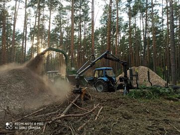 Wycinka drzew, czyszczenie działek, mulczerowanie działek