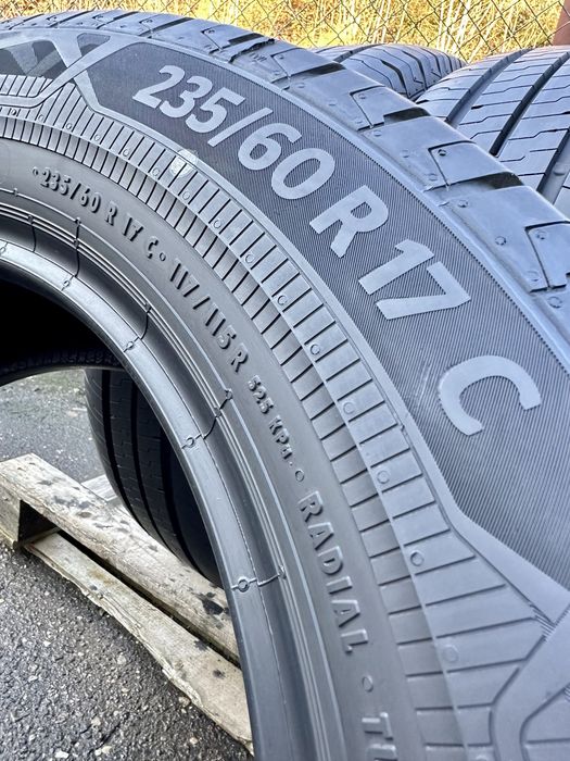 Continental VanContact Eco 235/60/17c kpl 4 szt, rok 2023 Jak Nowe !!