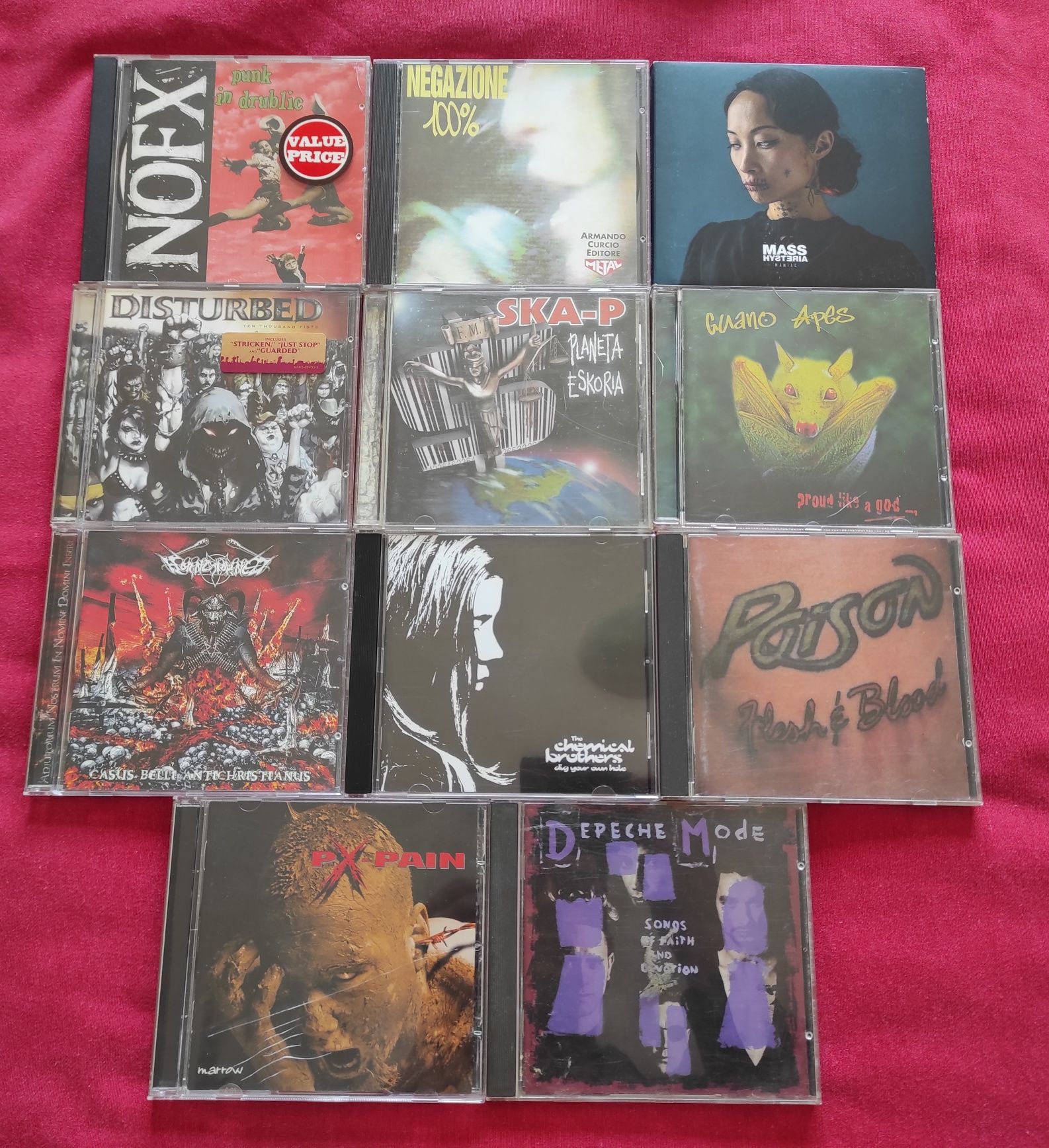 CDs metal e rock