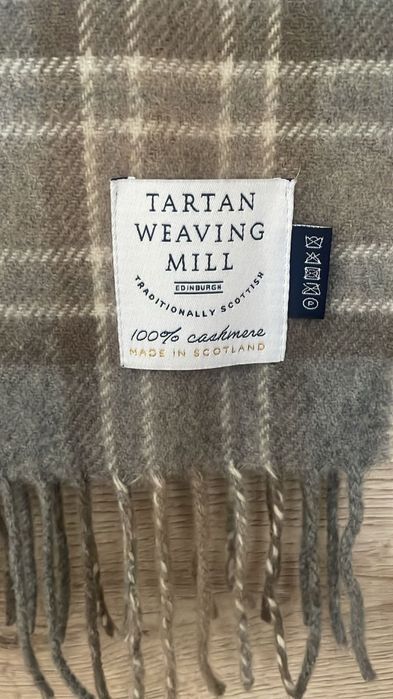 Kaszmirowy szal Tartan Weaving Mill