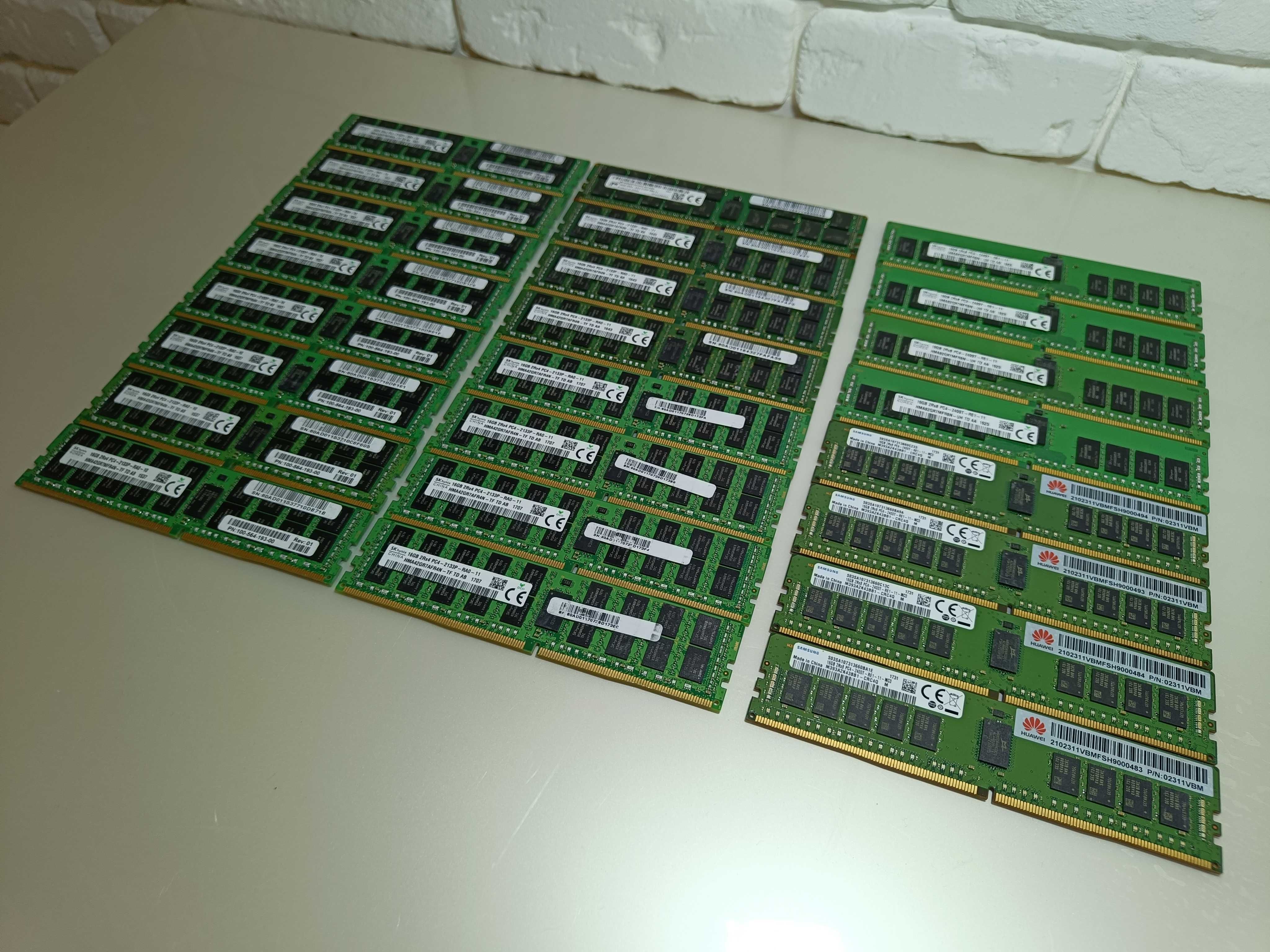 Оперативна память DDR4 16GB Samsung Hynix Серверна ECC REG НАЯВНОСТІ