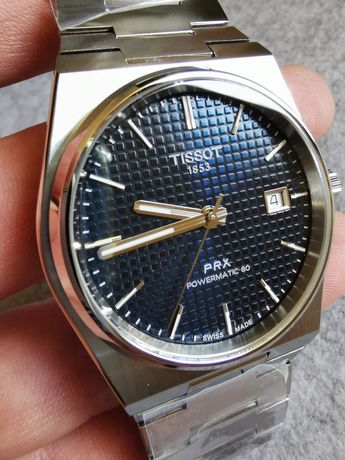 Zegarek Tissot PRX Powermatic 80 w kolorze Blue. Automat, nowy!