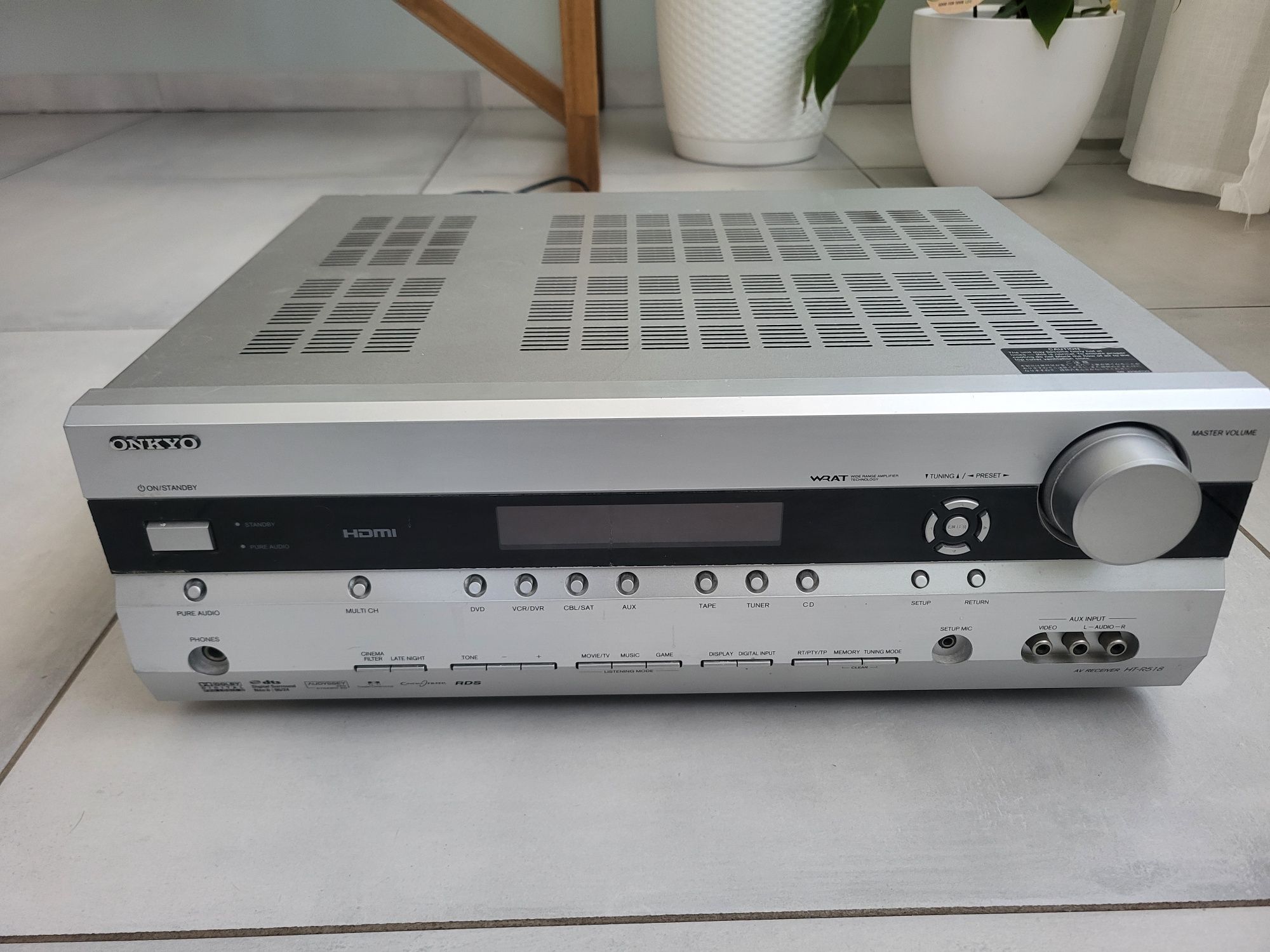 Zestaw , amplituner Onkyo HT-R518 + DVD Onkyo DV-SP405 głośniki gratis