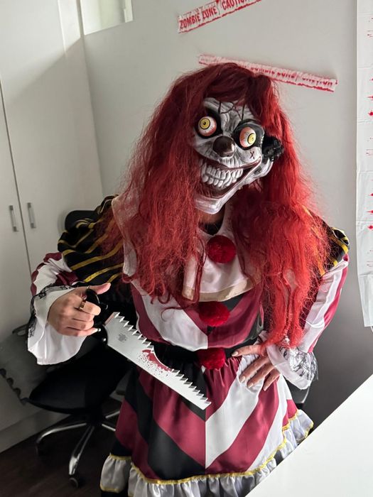 Strój przebranie halloween Klaun