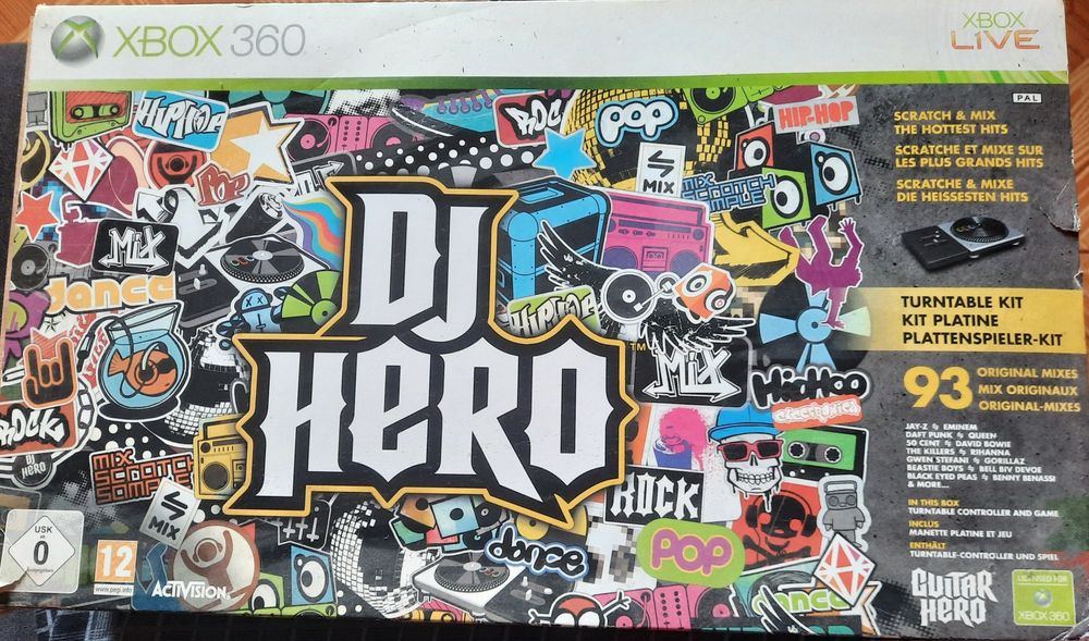 Dj hero para xbox 360