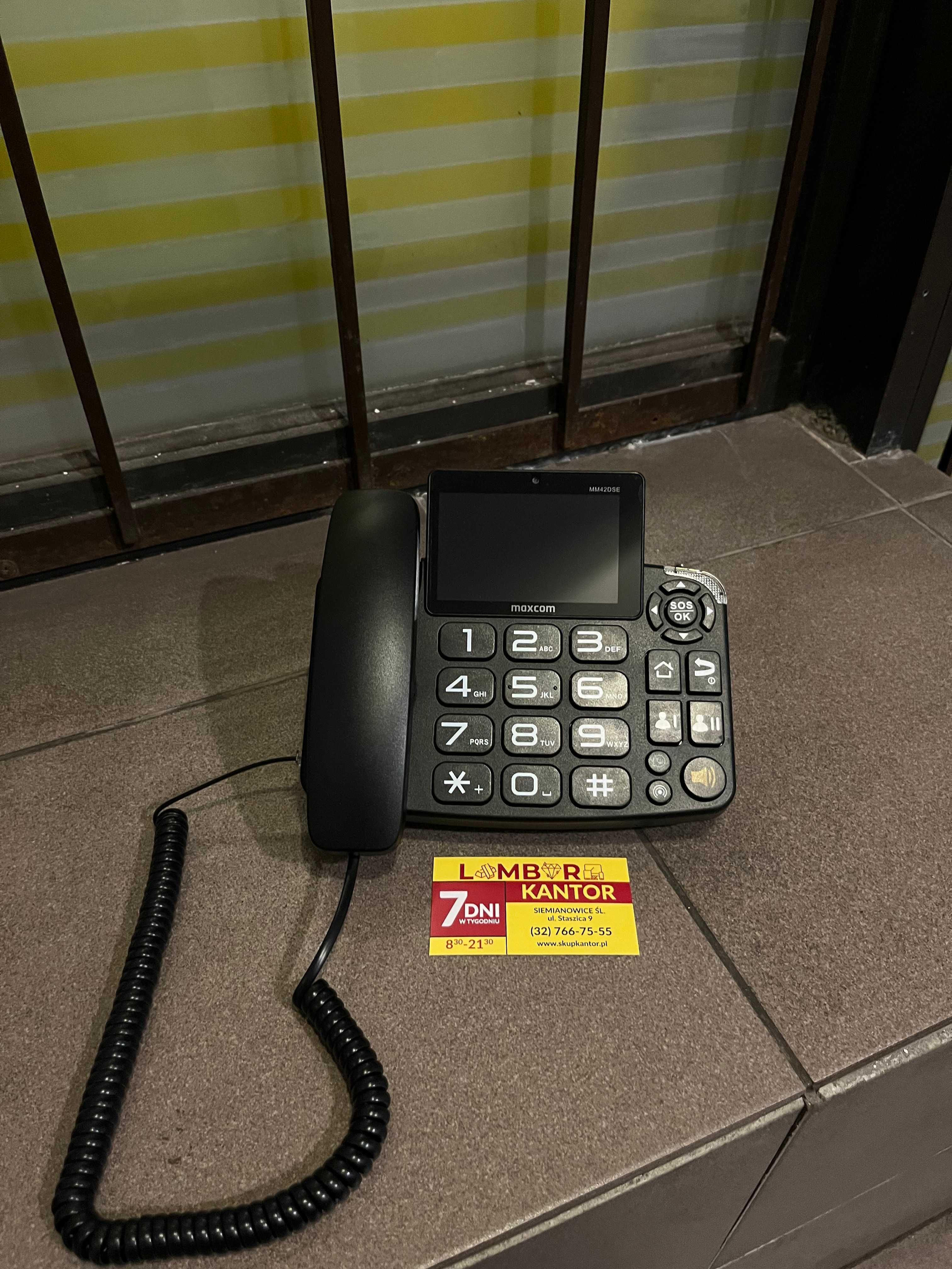 [1312/25] Telefon Stacjonarny MaxCom MM42d SE