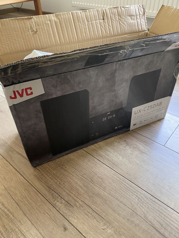 Wieża JVC UX-C25DAB – DAB+, Bluetooth, CD, USB