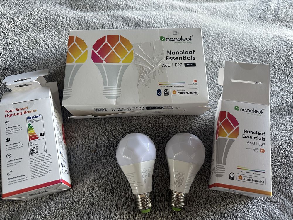 Nanoleaf Essentials Żarówka Led, Wielokolorowy, 2x E27