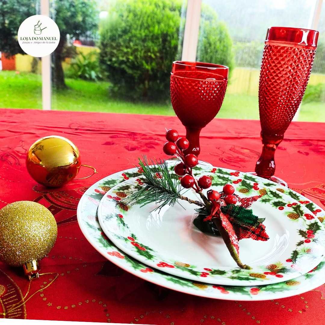 NATAL* Serviço Porcelana Jantar **NOVO** Venda Avulso (Vários Preços)