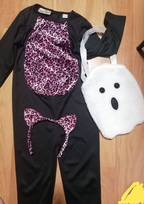 Halloween Stroj przebranie Kotek 2-4 lata
