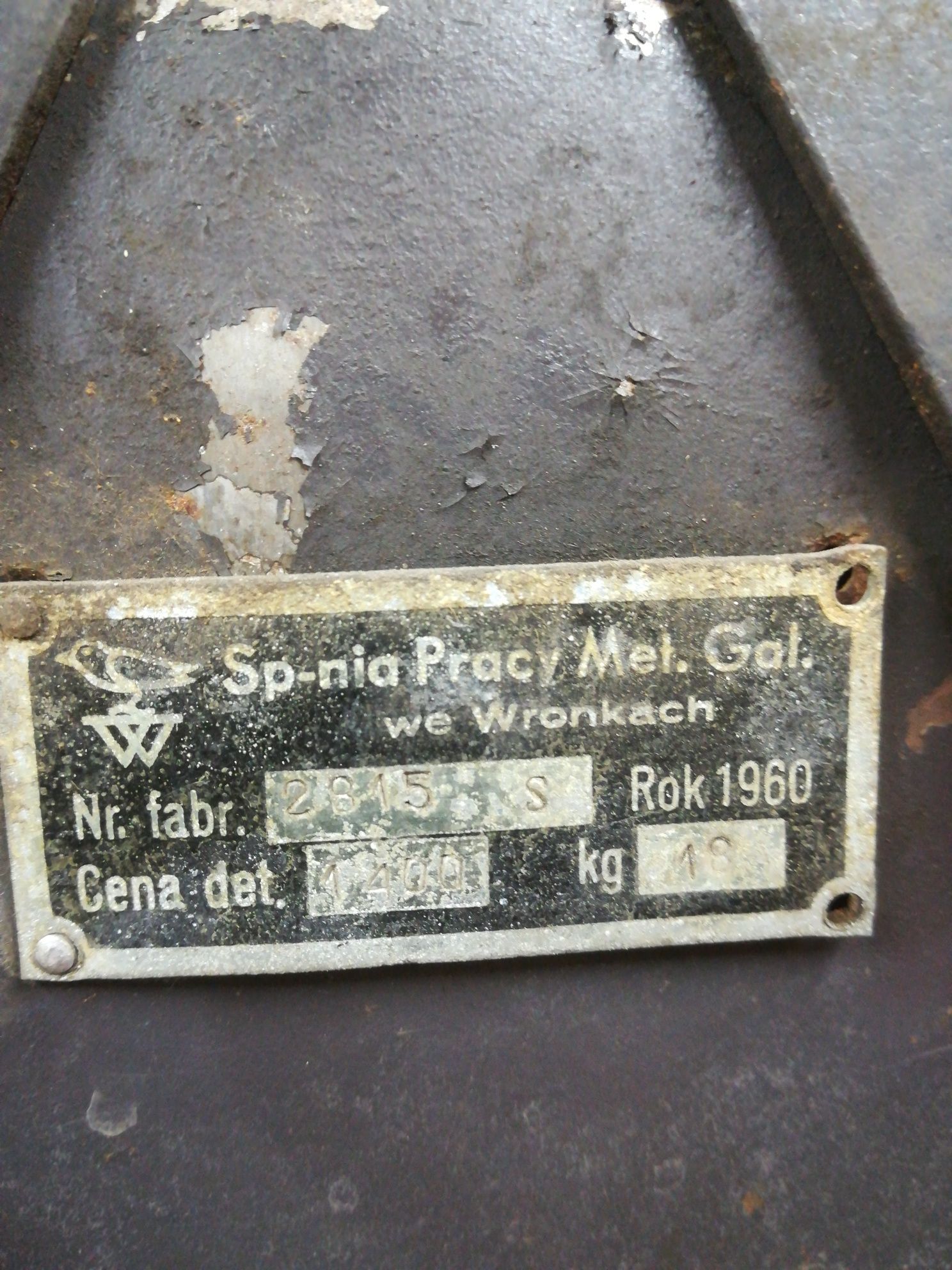 Skrzynka narzędziowa, 18kg, 1960 rok. Relikt PRL.