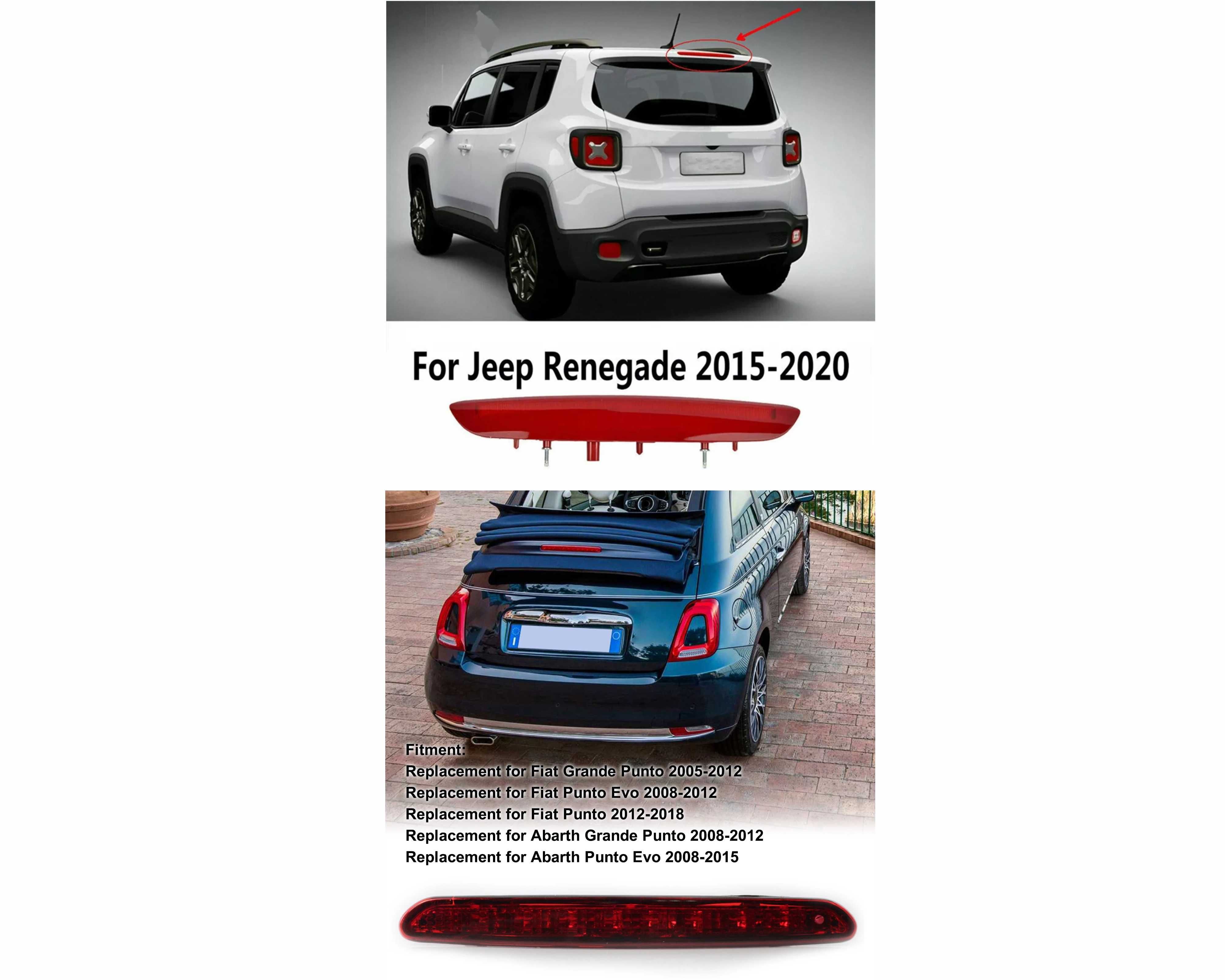 Стоп сигнал Jeep Renegade, Fiat Grande Punto