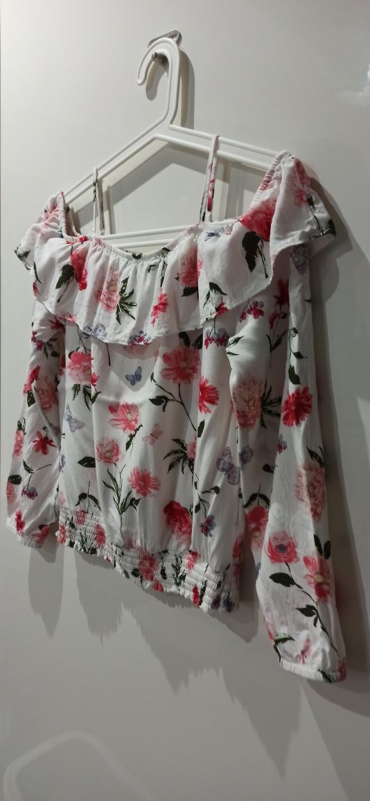 Bluzka H&M hiszpanka dziewczęca r. 158 letnia, lato