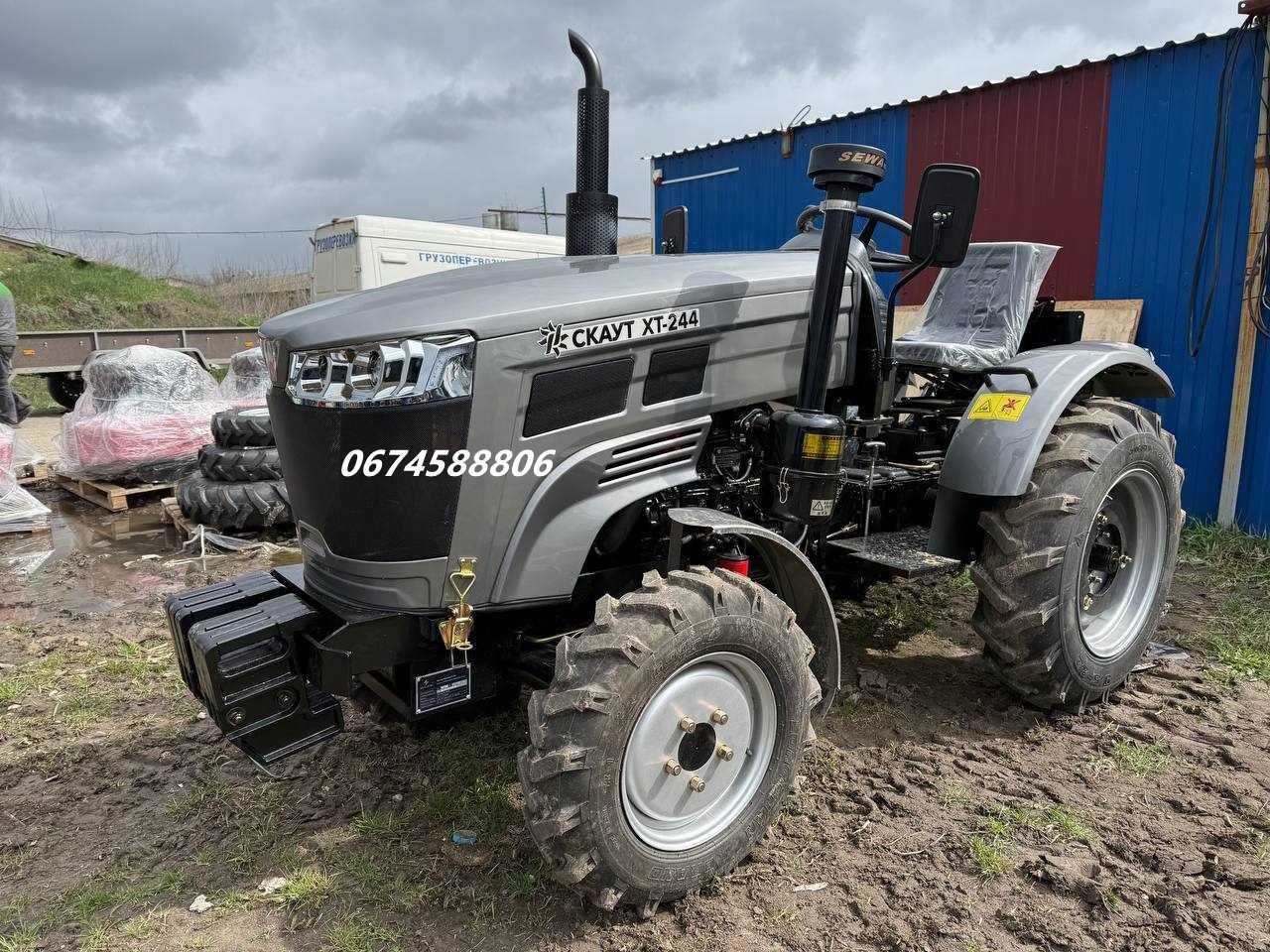 Мінітрактор Скаут XT-244 редукторний міст (3*1) Двигун KM 385ВТ Кредит