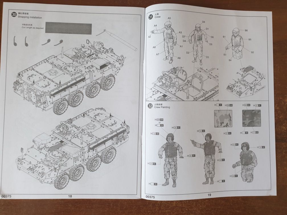 Сборная модель БТР Stryker m1126 Trumpeter 1/35