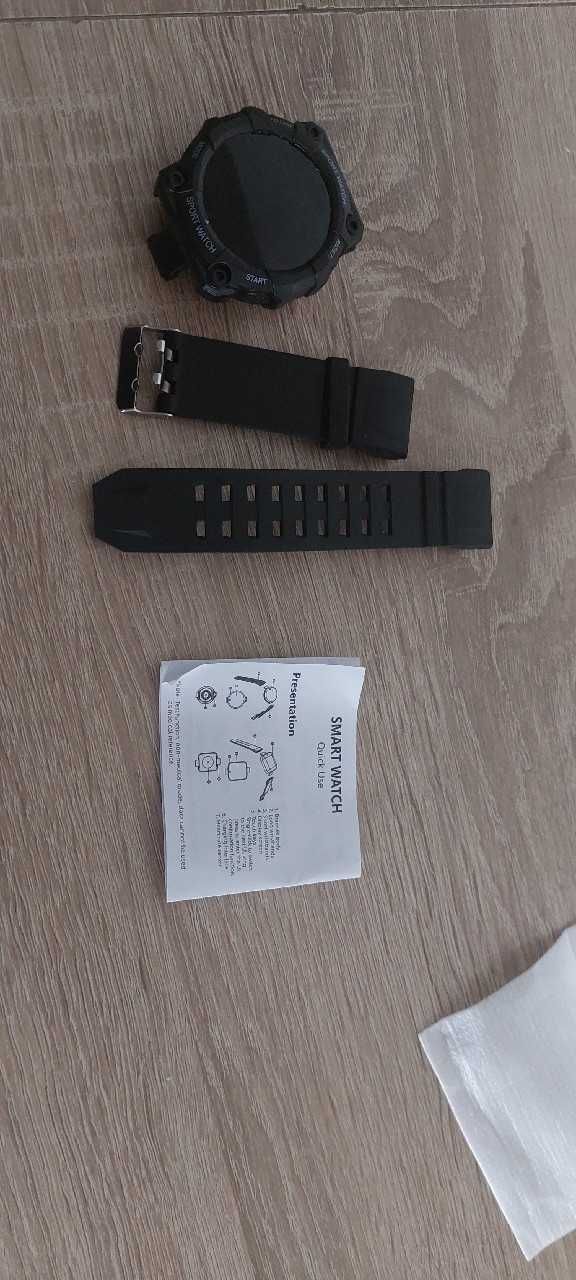 MICROWEAR, Zegarek Smartwatch FD68S, Czcarnyi
