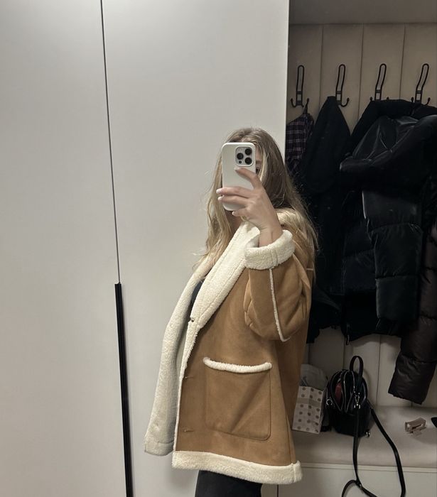 Стильна дубленка Zara