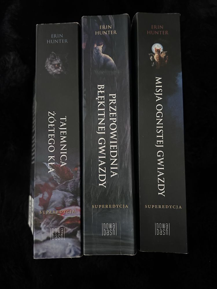 3 super edycje wojownikow-Ognista Gwiazda,Błekitna Gwiazda i Żóty Kieł